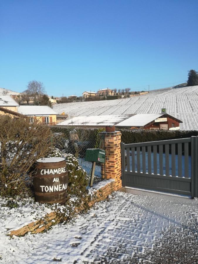 Chambre Au Tonneau Fleurie Esterno foto